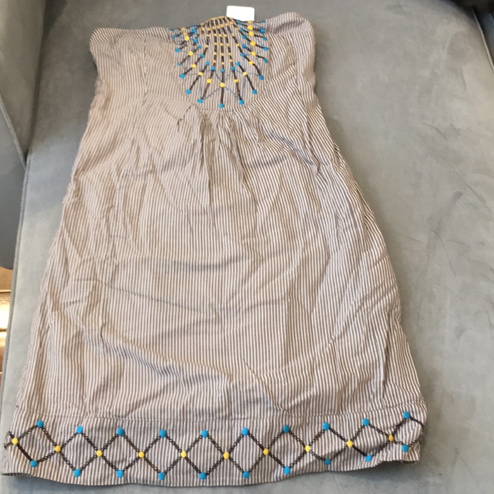 Anthropologie Strapless Boho Dress - 4